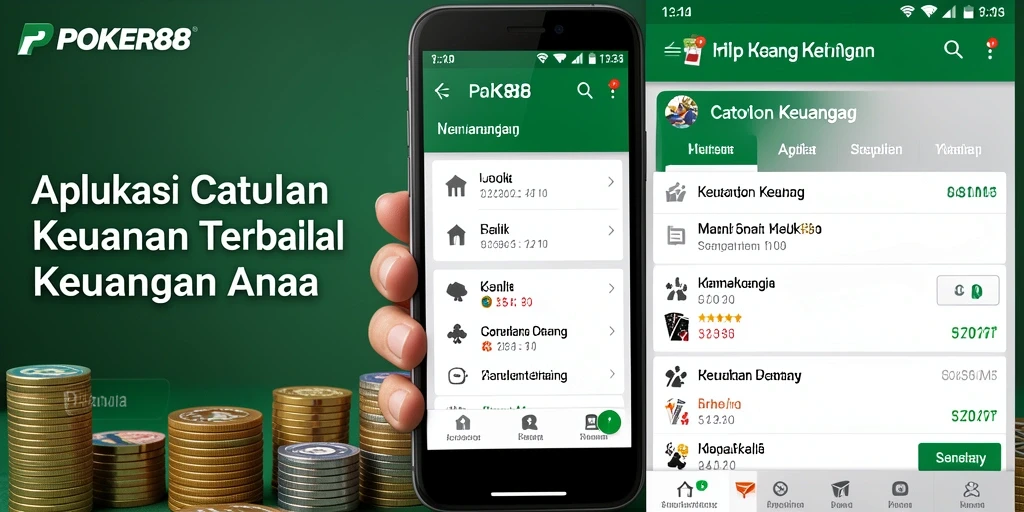 Antarmuka POKER88 menampilkan catatan keuangan yang terorganisir dan mudah dipahami.