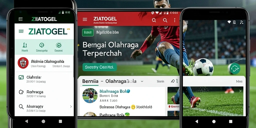 Tampilan antarmuka ZIATOGEL yang informatif dan menarik.